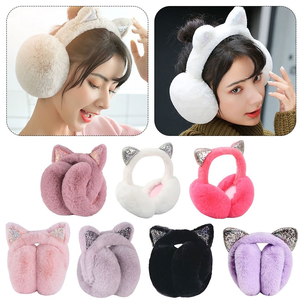 Earmuffs Foldable - Cute Rabbit Design Animal Ear Earflap
