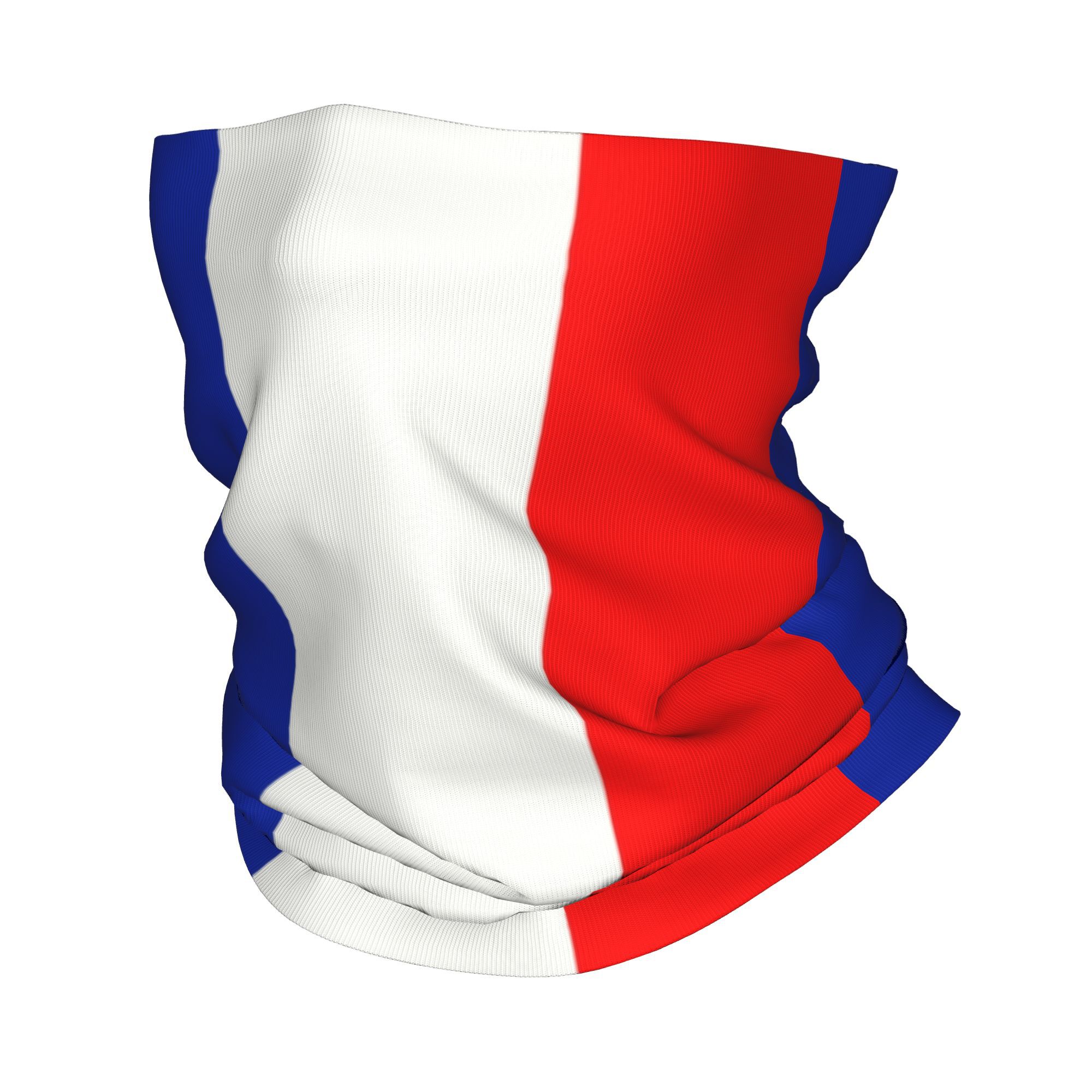 Neck Gaiter Fleece - Custom French Flag France Bandana Winter