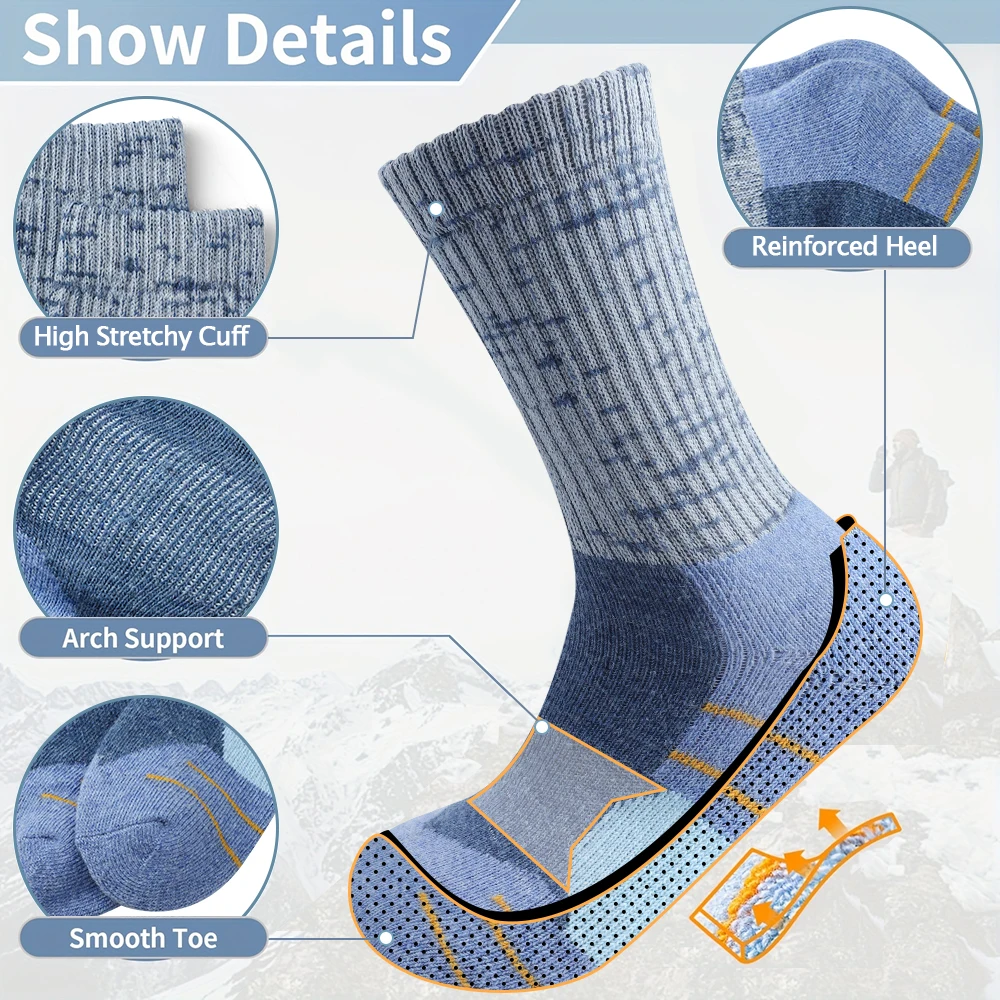 5 Pairs Women Winter Wool Sock - Thermal Sock Wool review and price