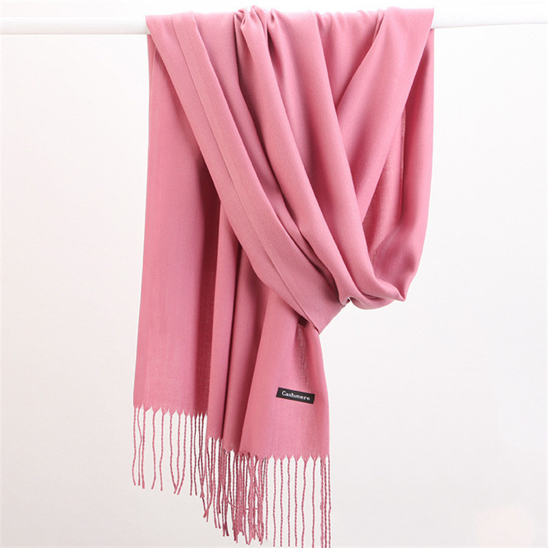Fashion Solid Color 2023 Women - Shawl Wrap Winter review and price