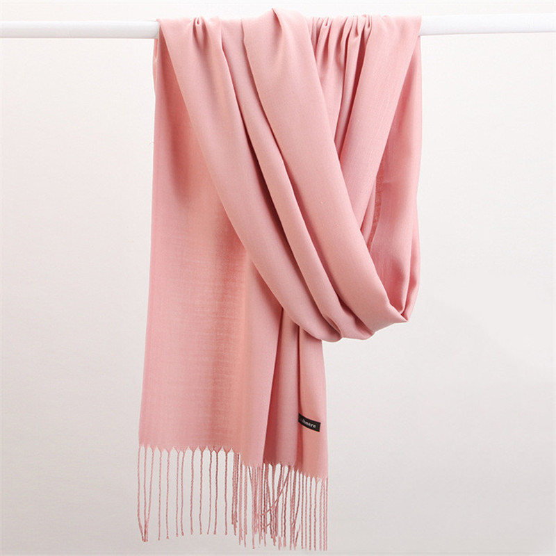 Fashion Solid Color 2023 Women - Shawl Wrap Winter review and price