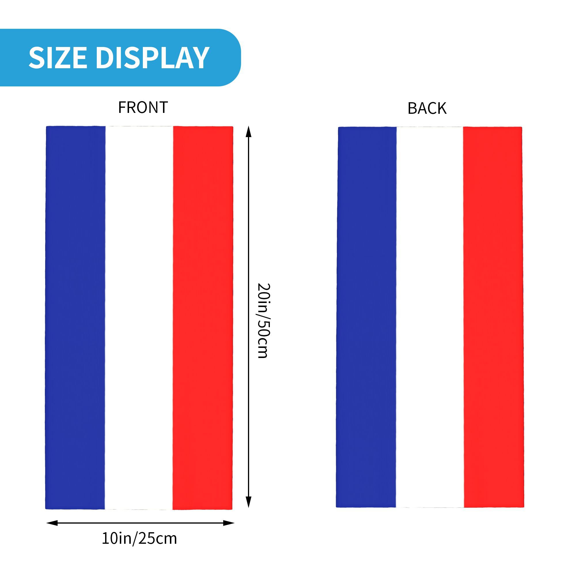 Custom French Flag France Band - Neck Gaiter Fleece review and price