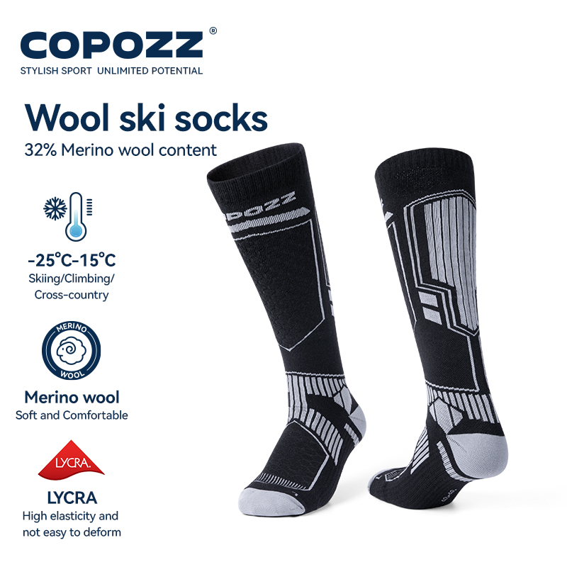COPOZZ Merino Wool Winter Ski  - Thermal Sock Wool review and price