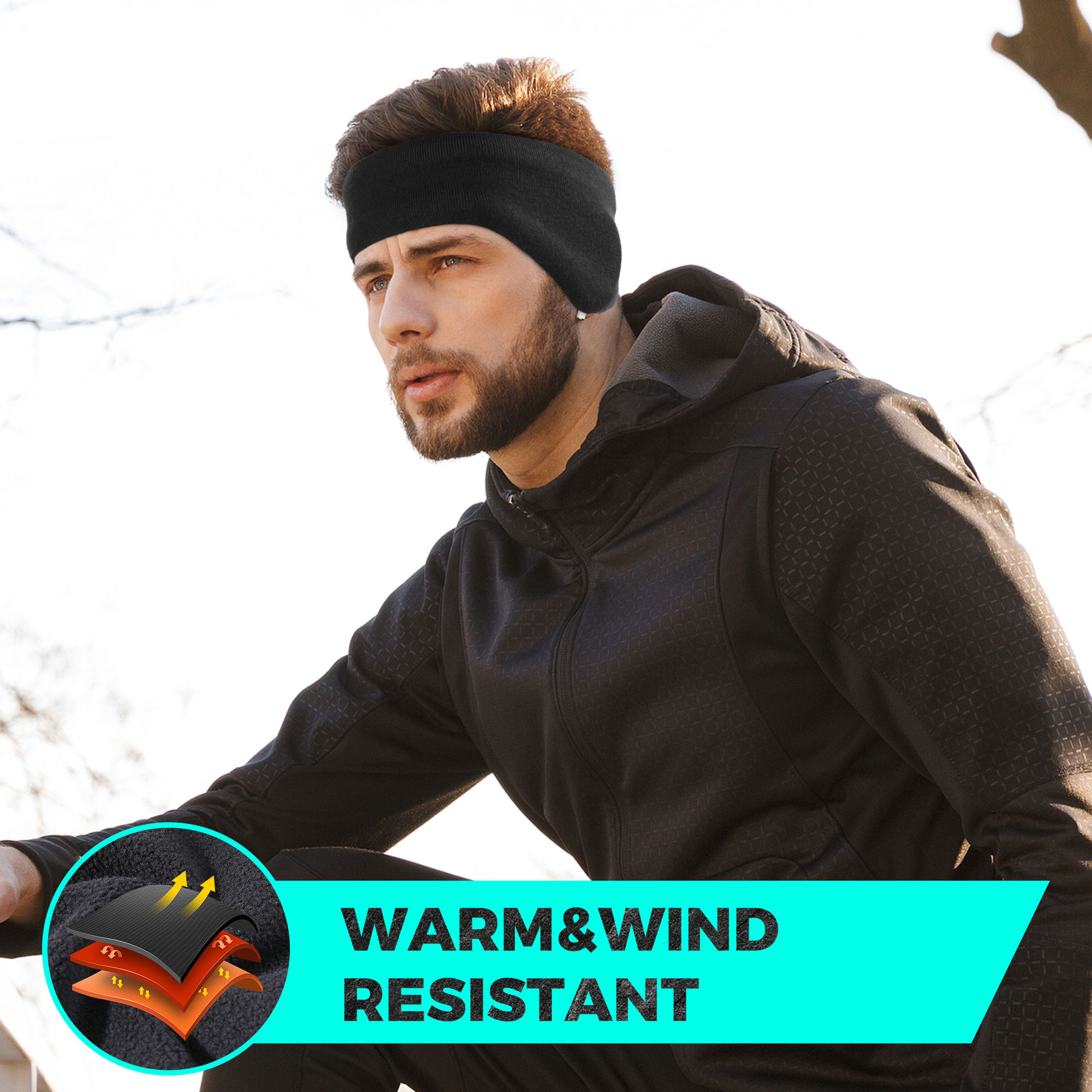 Winter Fleece Bandana Double-l - Winter Headband Fleece review and price
