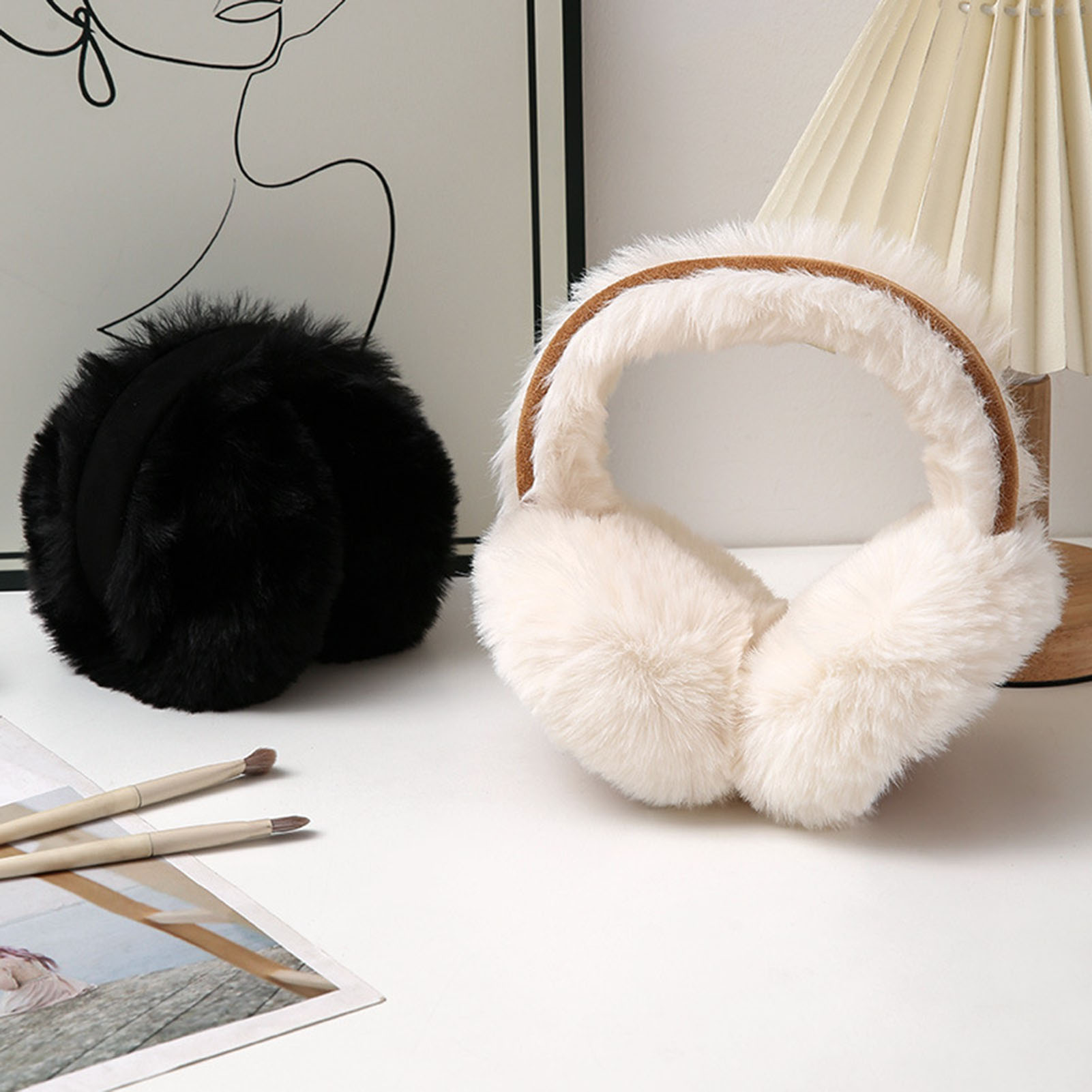 Windproof Earmuffs Plush Warm  - Earmuffs Foldable review and price