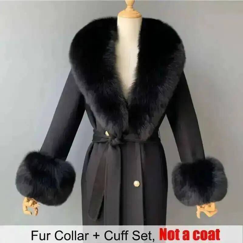 Real Fur Collar And Cuffs Set  - Shawl Wrap Winter review and price