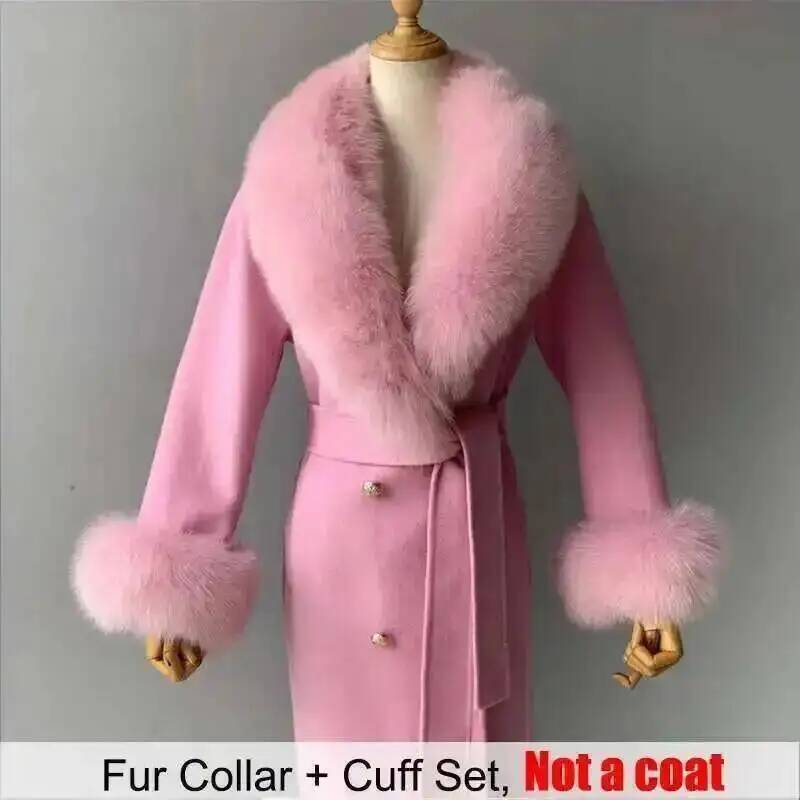 Real Fur Collar And Cuffs Set  - Shawl Wrap Winter review and price