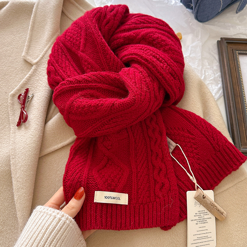 Luxury 100% Wool Scarf Women M - Shawl Wrap Winter review and price